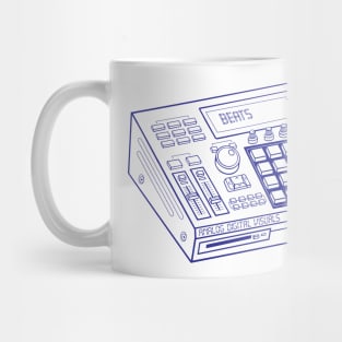 Beat Maker (Blue Lines) Analog / Music Mug